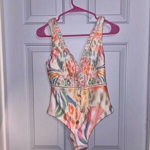 Colorful One Piece Swimsuit